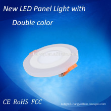 NEW !! Ultra thin led panel light with Double color led ceiling panel